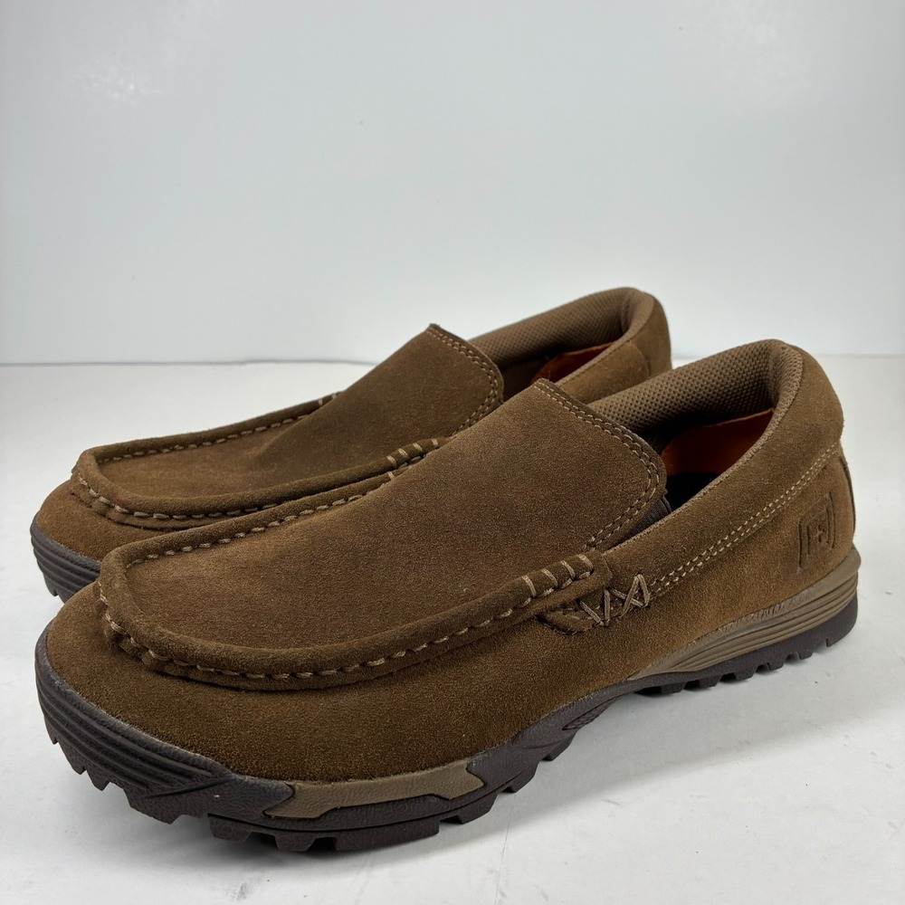 5.11 Tactical Pursuit Slip-On Mens 8 Dark Coyote Suede Comfort Loafer Shoe 12142